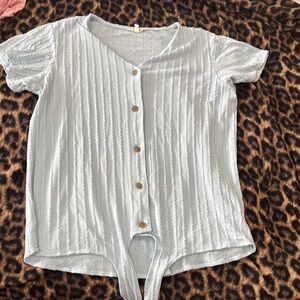 Weatherproof Light Blue Button Down Shirt